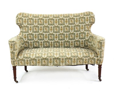 Lot 260 - An Edwardian mahogany and upholstered settee