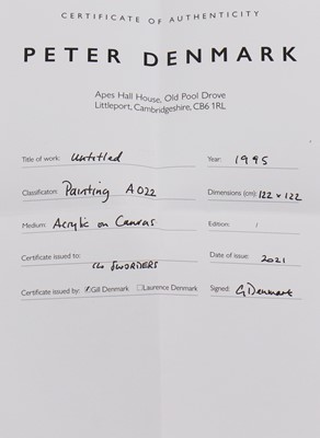 Lot 284 - Peter Denmark (1950-2014)