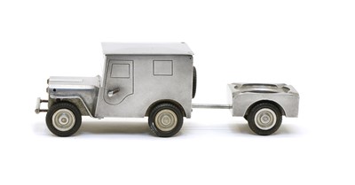 Lot 150 - A Willy's Jeep table lighter and ashtray