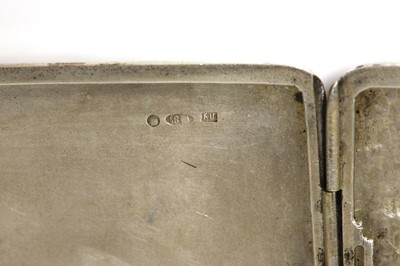 Lot 165 - A Russian silver cigarette case