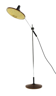 Lot 574 - A mid-century teak cantilever floor lamp