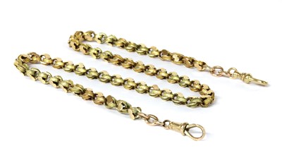 Lot 120 - A Victorian fancy link chain