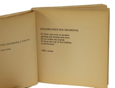 Lot 535 - A copy of 'Grapefruit' by Yoko Ono signed by John Lennon and Yoko Ono