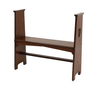Lot 132 - An Arts and Crafts oak window seat