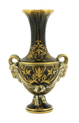 Lot 18 - A KPM Berlin Art Nouveau vase