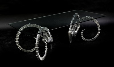 Lot 634 - A contemporary coffee table