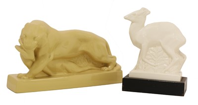 Lot 428 - Two Wedgwood pottery animals