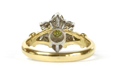 Lot 69 - An 18ct gold diamond cluster ring