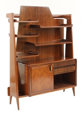 Lot 699 - An Italian rosewood bookcase display cabinet