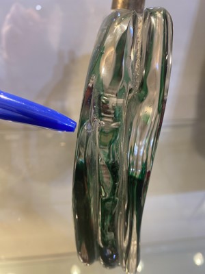 Lot 457 - A Murano Cenedese glass 'Aquarium' lamp