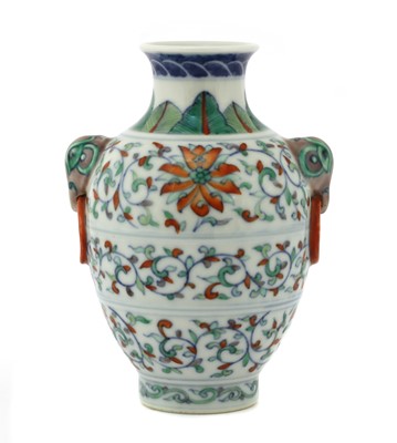 Lot 58 - A Chinese doucai vase