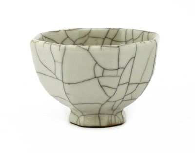 Lot 42 - A Chinese Ge ware teacup