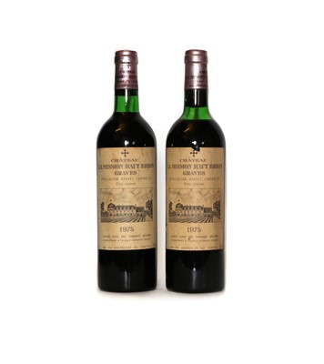 Lot 193 - Chateau La Mission Haut Brion,  Pessac Leognan Grand Cru Classe, 1975, (2)