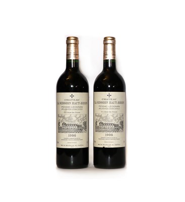 Lot 104 - Chateau La Mission Haut Brion,  Pessac Leognan Grand Cru Classe, 1996, (2)