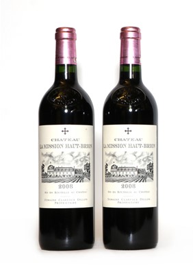 Lot 158 - Chateau La Mission Haut Brion,  Pessac Leognan Grand Cru Classe, 2008, (2)
