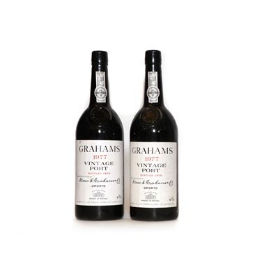 Lot 268 - Grahams, Vintage Port, 1977, (2)