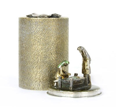 Lot 1341 - A set of ten silver and silver gilt Christmas Carol boxes, by Stuart Devlin, London 1971-1980