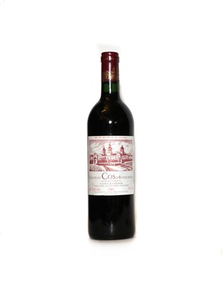Lot 84 - Chateau Cos d’Estournel, 2eme Cru Classe, Saint Estephe, 1985, (1)