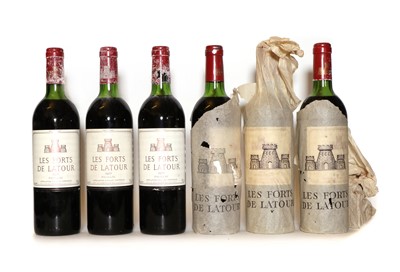 Lot 178 - Les Forts de Latour, Pauillac, 1977, (6)