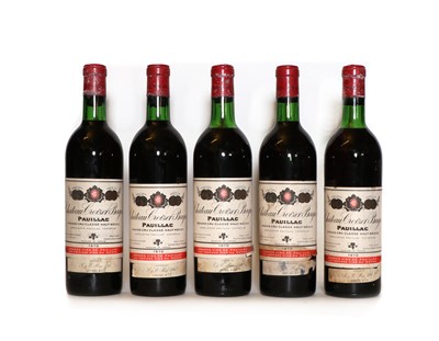 Lot 98 - Chateau Croizet-Bages, Pauillac, 1970, (5)