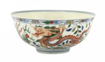 Lot 68 - A Chinese wucai bowl