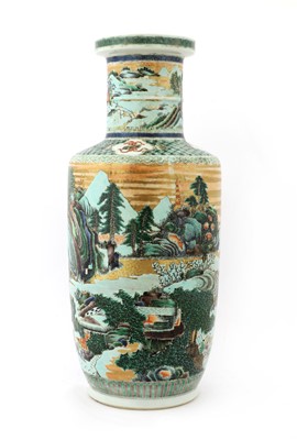 Lot 48 - A Chinese famille verte vase