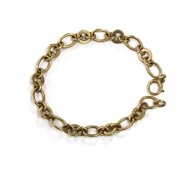 Lot 210 - A 9ct gold bracelet