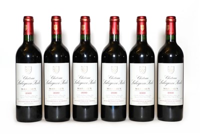 Lot 140 - Chateau Labegorce Zede, Margaux, Cru Bourgeois, 2000 (6)