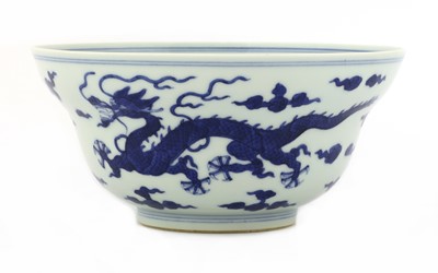 Lot 406 - A Chinese blue and white bowl