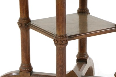 Lot 120 - A Howard & Sons oak octagonal centre table