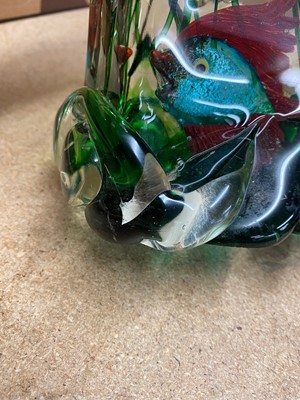 Lot 452 - A Murano glass lamp base
