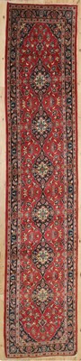 Lot 366 - A Persian wool runner