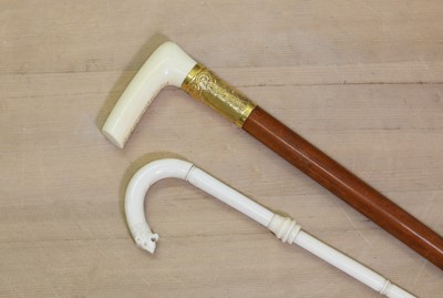 Lot 63 - Two walking sticks