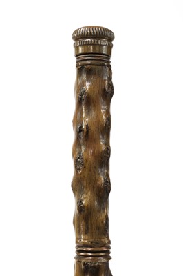 Lot 62 - A briarwood walking stick