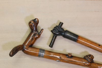 Lot 69 - Two walking sticks