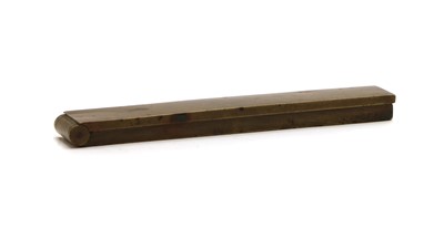 Lot 128 - A set of early 19th century brass sovereign scales