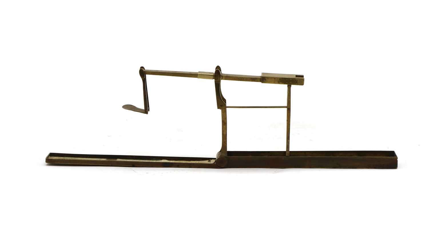 Lot 128 - A set of early 19th century brass sovereign scales