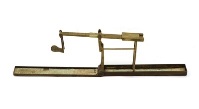 Lot 128 - A set of early 19th century brass sovereign scales