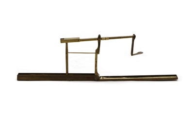 Lot 128 - A set of early 19th century brass sovereign scales