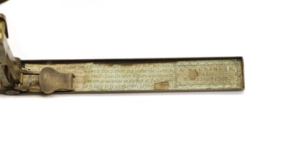 Lot 128 - A set of early 19th century brass sovereign scales