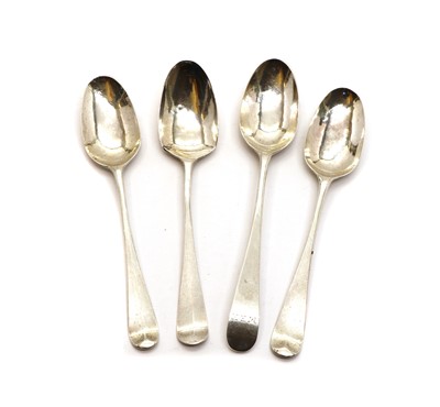 Lot 16 - An 18th century silver teaspoon