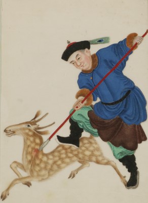 Lot 204 - Two Chinese export albums