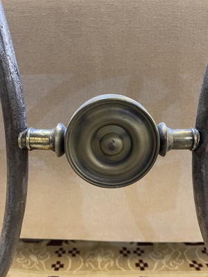 Lot 279 - A steel and brass baker's table
