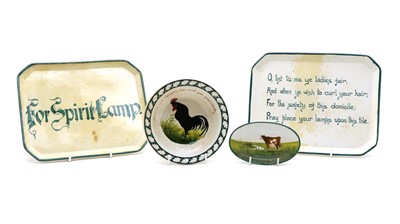 Lot 112 - Four items of Wemyss pottery