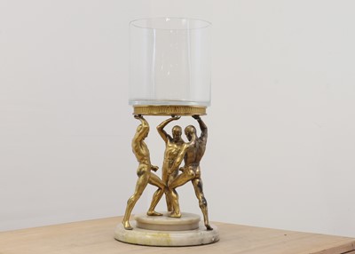 Lot 28 - A gilt-bronze centrepiece