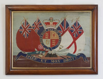 Lot 42 - A long stitch picture