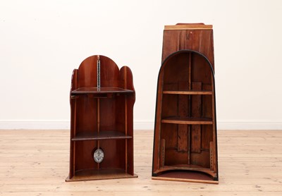 Lot 51 - A three-shelf open bookcase