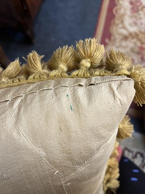 Lot 268 - A group of three Aubusson cushions