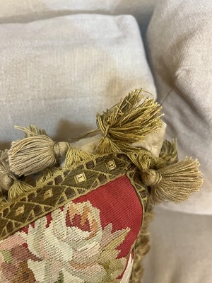 Lot 268 - A group of three Aubusson cushions