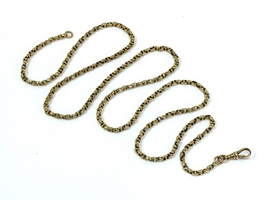Lot 34 - A gold guard chain